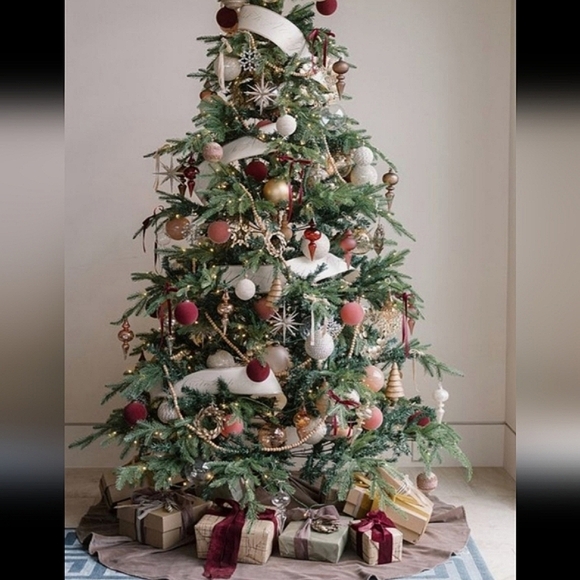 Garland Wood Bead Natural Christmas Tree Garland - Picture 9 of 16